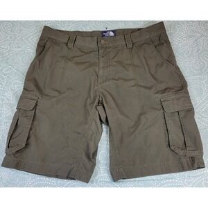 The North Face Cargo Shorts Olive Green Men's Size 38 Regular Outdoor Ripstop